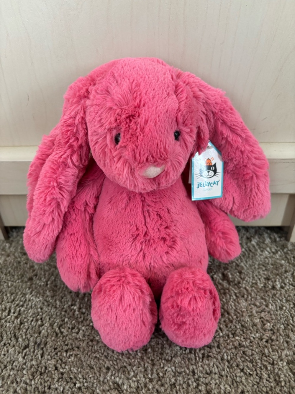 RETIRED Jellycat Hot Pink Bunny- NWT